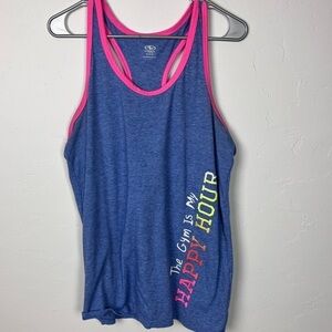 Workout Tank The Gym is My Happy Hour Athletic works XXL